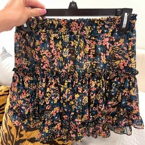 MISA Floral Skirt